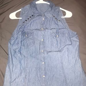 Button up jean shirt